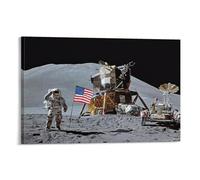Neil Armstrong Apollo 11 13 Moon Landing (30) Artworks Canvas Poster Wall Art Prints Home Modern Decor 08x12inch(20x30cm)