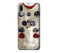 Neil Armstrong White Astronaut Space Suit Case Cover For Motorola Moto E6 Plus, Moto E6s