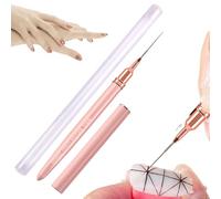 Neil Art Liner Pen - Painting Gel Brush, Precision Nail Tool | Elegant Neil Art Pens with Thin Fine Tips for Drawing Lines and Intricate Designs, Easy-to-Use Brushes for Manicure or Professional