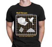 Neil Breen A Guide to Hacking Funny Mens T-Shirts Tee Top Black L