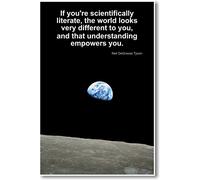 Neil DeGrasse Tyson - If You're Scientifically Literate - NEW Famous Scientist Classroom Poster