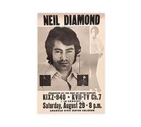Neil Diamond Retro Classic Music Singer Cover 1 Canvas Poster Bedroom Decor Sports Landscape Office Room Decor Gift Unframe:16x24inch(40x60cm)