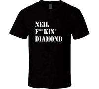 Neil Diamond Tonight Show Band for Men T Shirt (XX-Large)