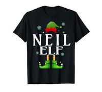 Neil Elf Xmas Funny Men's Family Matching Christmas Neil T-Shirt