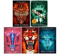 Neil Gaiman American Gods 5 Books Collection Set (American Gods, Neverwhere, Anansi Boys, Stardust, Fragile Things)