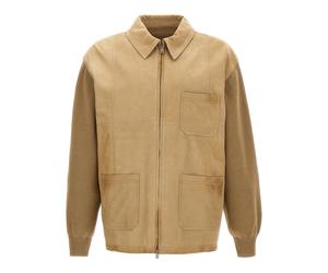 Neil Knit Jacket - male - Golden Goose - Light Jackets - Beige - M - Jackets M