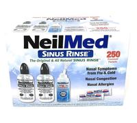 Neil Med Sinus Rinse Original Kit Squeeze 2 Bottle 250 Premixed Sachets