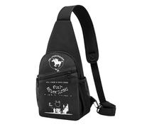 Neil Rock Band Young Crazy Horse Single Shoulder Crossbody - Lightweight And Casual Design, For Daily Life, Travel, Exhibition, Unisex.