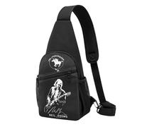 Neil Rock Band Young Crazy Horse Single Shoulder Crossbody - Lightweight And Casual Design, For Daily Life, Travel, Exhibition, Unisex.