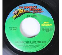 Neil Sedaka 45 RPM (Baby) Don't Let It Mess Your Mind / Love In The Shadows