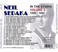 NEIL SEDAKA - IN THE STUDIO 1958-1962, VOL. 2 NEW CD