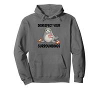 Neil the Seal Disrespect Your Surroundings Funny Pullover Hoodie