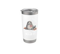 Neil the Seal Funny Stainless Steel Insulated Tumbler