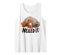 Neil The Seal Neiled It Funny Elephant Seal Meme Tank Top