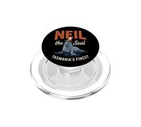 Neil The Seal Tasmania Funny Traffic Cone PopSockets PopGrip for MagSafe
