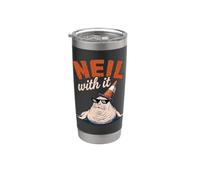 Neil The Seal Tasmania Funny Traffic Cone Stainless Steel Insulated Tumbler