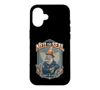 Neil The Seal Tasmania Traffic Cone Menace Case for iPhone 16