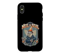 Neil The Seal Tasmania Traffic Cone Menace Case for iPhone X/XS