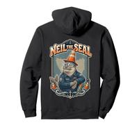 Neil The Seal Tasmania Traffic Cone Menace Pullover Hoodie