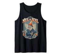 Neil The Seal Tasmania Traffic Cone Menace Tank Top