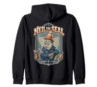 Neil The Seal Tasmania Traffic Cone Menace Zip Hoodie
