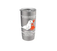 Neil The Seal Tasmanian Infrastructure Auditor Stainless Steel Insulated Tumbler