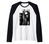 Neil Young Harvest Moon Singer By AJ Barratt Raglan Baseball Tee