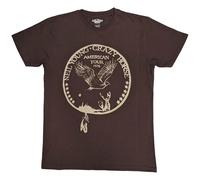 Neil Young Men's Tour ´76 Seal T-Shirt in Brown | Size: Large Neil Young Brown L