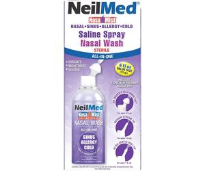 Neilmed NasaMist All In One Isotonic (Hayfever/Breathe easy) Saline Nasal Spray 177ml