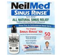 NeilMed, The Original & Patented Sinus Rinse Kit, 50 Premixed Packets, 1 Kit