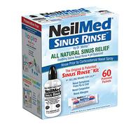 NeilMed, The Original & Patented Sinus Rinse Kit, 50 Premixed Packets, 1 Kit