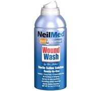 NeilMed Wound Wash Sterile Saline Spray to Cleanse Wound and Piercing Aftercare 177ml 177 ml