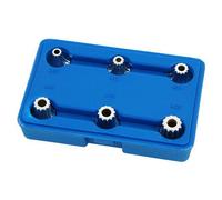 Neilsen CT4957 6pc 1/2in Drive Spline Bit Set - Sizes: M10, M12, M14, M16, M18, M20 | 30mm Deep Profile | Ideal for Tamper Proof Security Fixings