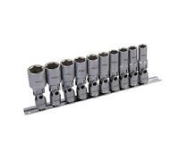 Neilsen 10Pc Sockets With Universal Joints Deep 3/8In. Drive 10-19mm (Ct2108)