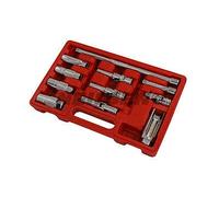 Neilsen 11pc 3/8" Drive Socket Set for Spark Plug (14, 16, 16(thin wall)), Glow (8, 10, 12mm)