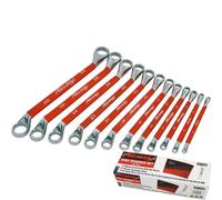 Neilsen 12Pc Soft Grip Double Offset Ring Spanner Set Metric Wrench Spanners
