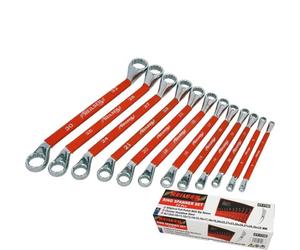 Neilsen 12Pc Soft Grip Double Offset Ring Spanner Set Metric Wrench Spanners