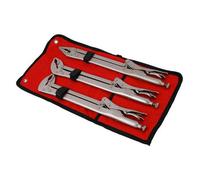 Neilsen 15" Extra Long Locking Pliers Straight Bent Nose Set Mole Grip Clamp (Ct4181)