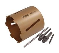 152mm 6 Tooth Single Piece Diamond Core Bit Drill Cutter & Hex Adapter (CT0856)