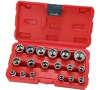 Neilsen 18 Piece 3/8” Drive Multi-Fit Socket Set Metric AF Star CR-V CT1116
