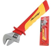 Neilsen 200mm Adjustable Spanner Wrench Vde Insulated Soft Grip Handle 8"