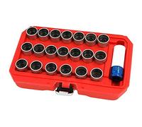 Neilsen 21pcs Locking Wheel Nut Stud Remover Tool Kit Compatible with BMW M13008C