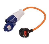 Neilsen 240 V UK CT2898 Caravan to 3 Pin Mains Supply Adaptor Lead Hook Up Cable Converter