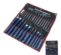 Neilsen 28pc Punch & Chisel Cold Chisels Cente Pin Taper Parallel Set