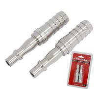 Neilsen 2Pc Air Line Bayonet Fittings Hose Compressor Connector 1/2" Bsp