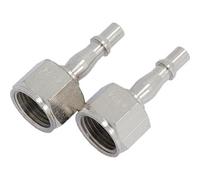 Neilsen 2Pc Air Line Bayonet Fittings Hose Compressor Connector 1/2" Bsp Female