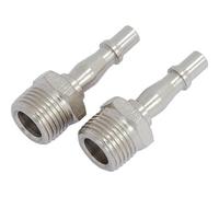 Neilsen 2Pc Air Line Bayonet Fittings Hose Compressor Connector 1/2" Bsp Male