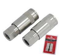 Neilsen 2Pc Air Line Fittings Hose Compressor Coupler Connector 1/4" Bsp Female