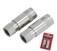 Neilsen 2Pc Air Line Fittings Hose Compressor Coupler Connector 3/8" Bsp Female