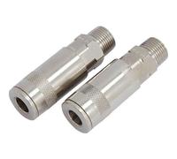 Neilsen 2Pc Air Line Fittings Hose Compressor Coupler Connector 3/8" Bsp Male